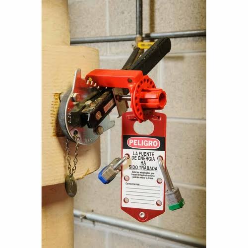 Keyed Padlock, 1-5/16x22w, pk6 L97662