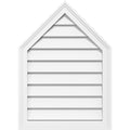 Peaked Top Surface Mount PVC Gable Vent I859