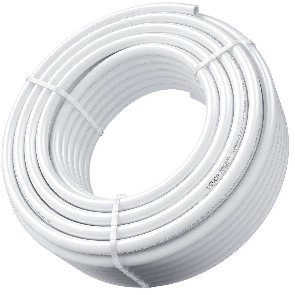 3/4” x 100ft White PEX-B Tubing with Pipe Cutter H194241