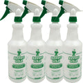 Green 24 oz Empty Plastic Spray Bottle 4 Pack Y323