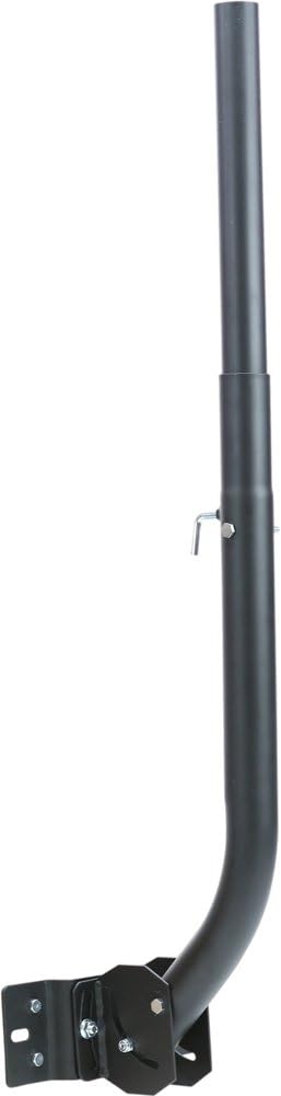 Telescoping Universal Antenna Mast Pole, 43.125 x 9 x 4.75 in, Black T947