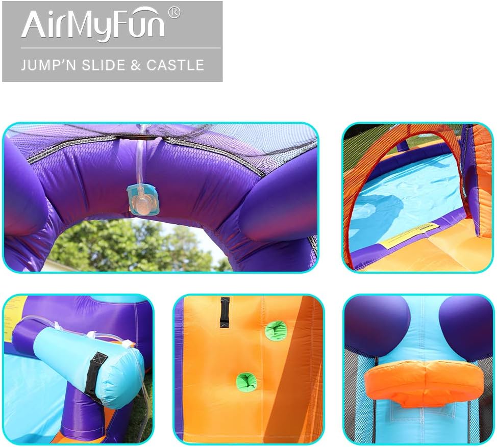 Inflatable Bounce House with Air Blower and Slide Y254