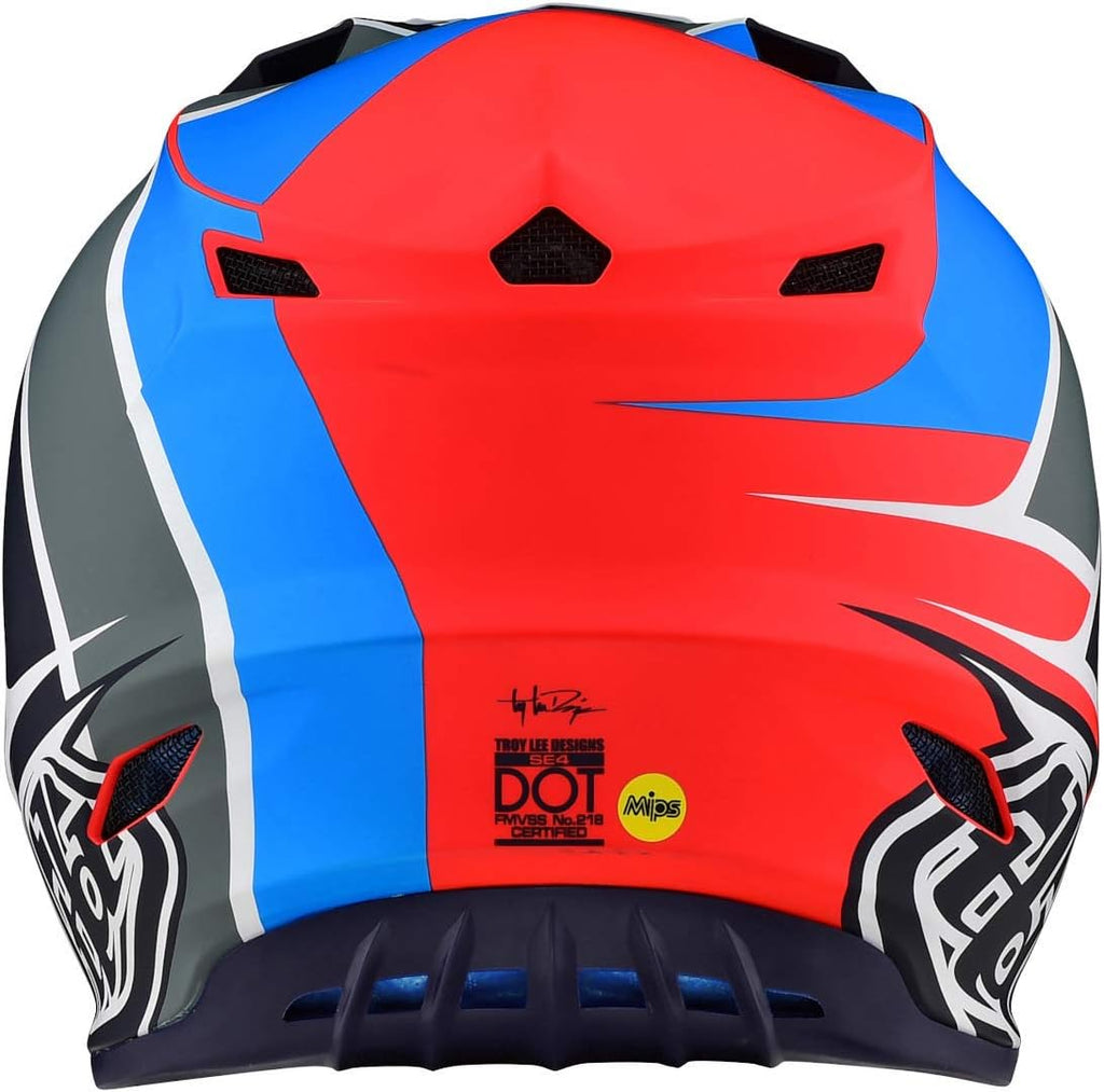 Orange/Navy Youth Helmet with MIPS Y884252