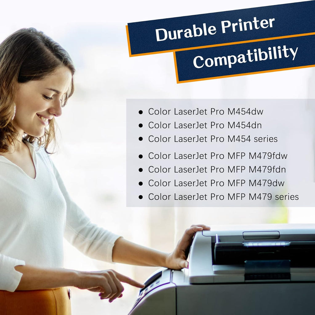 4-Pack High Yield Toner Cartridge for HP Printer A15882