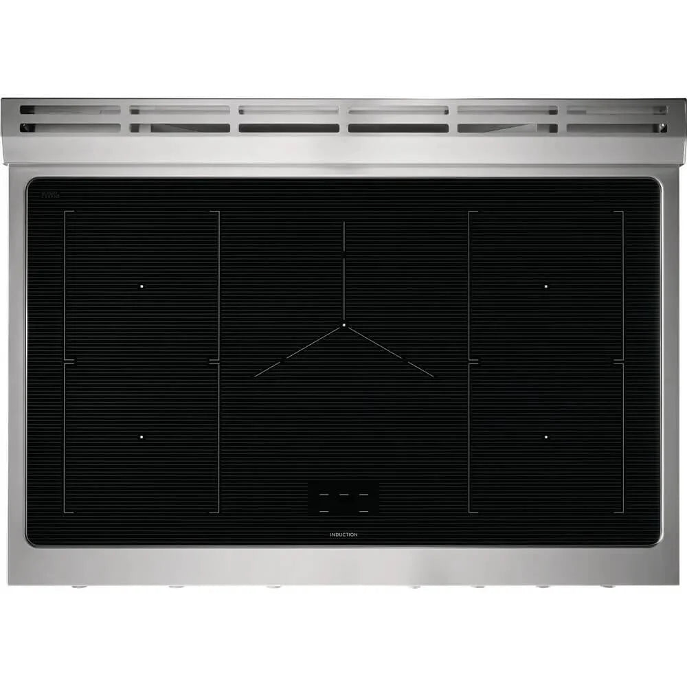 36" Wide 4.4 Cu. Ft. Free Standing Induction Range - Stainless Steel W984935