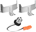 12 Pack Retrofit Kit for LED Round Surface Panel in 6 Inch Recessed Can, E26 base and TP24 connector E764