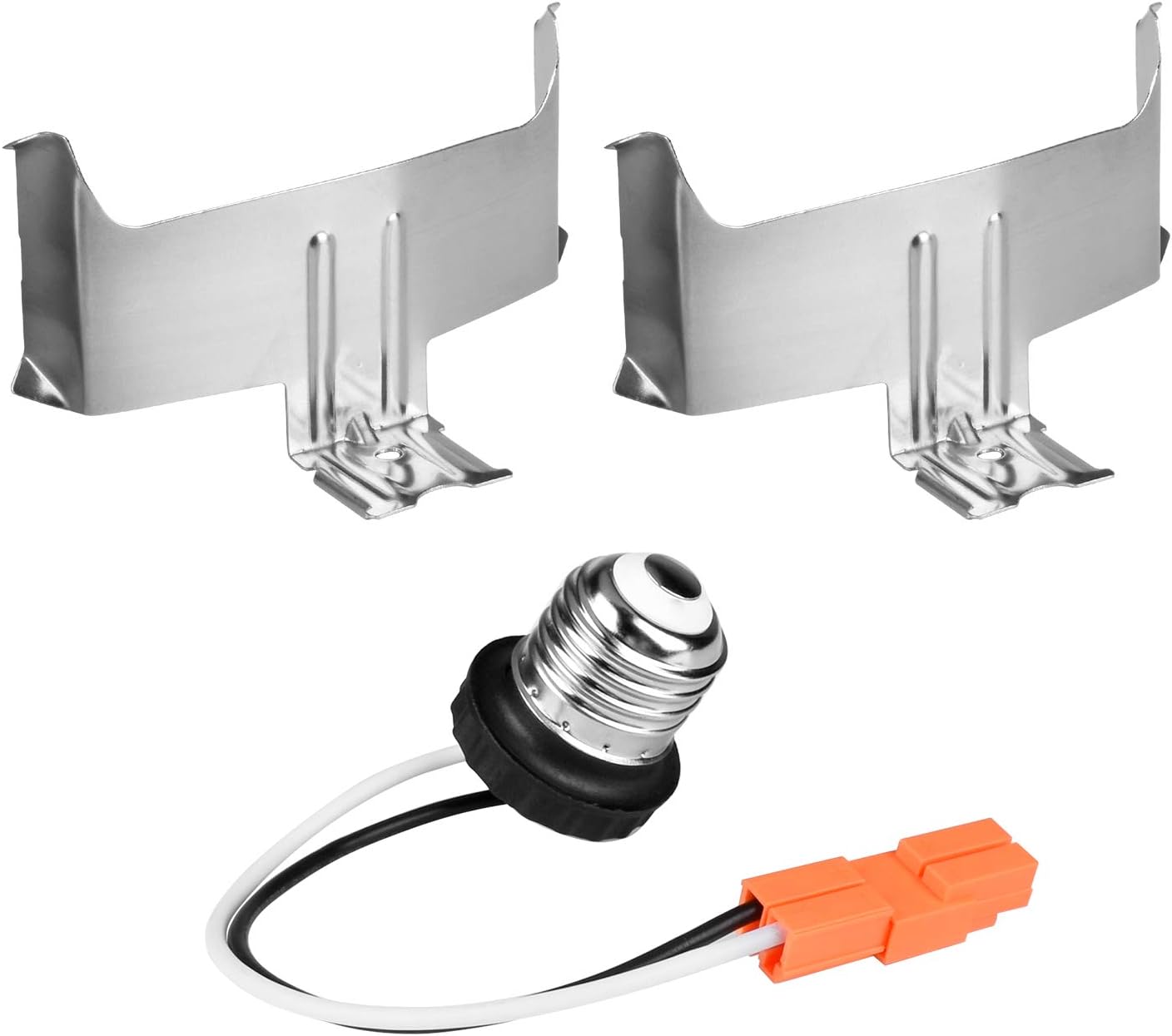 12 Pack Retrofit Kit for LED Round Surface Panel in 6 Inch Recessed Can, E26 base and TP24 connector E764