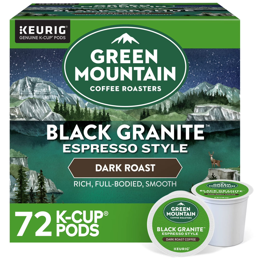 Espresso Style Dark Roast K-Cup Pods, 12 Count 6 Pack, Total 72 Pods E10419