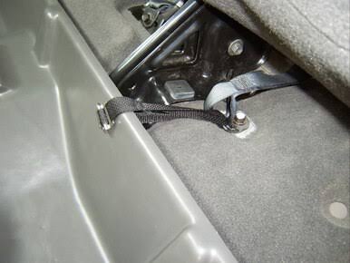 Under Seat Storage Case Black E668