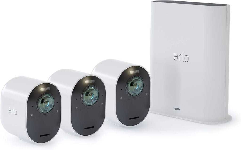 4K UHD Wire-Free Security 2 Camera System with Color Night Vision F946175