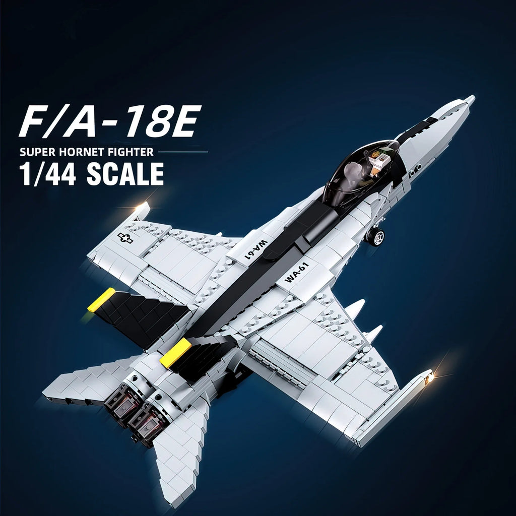 Gray F/A-18E Super Hornet Building Block Set X544207