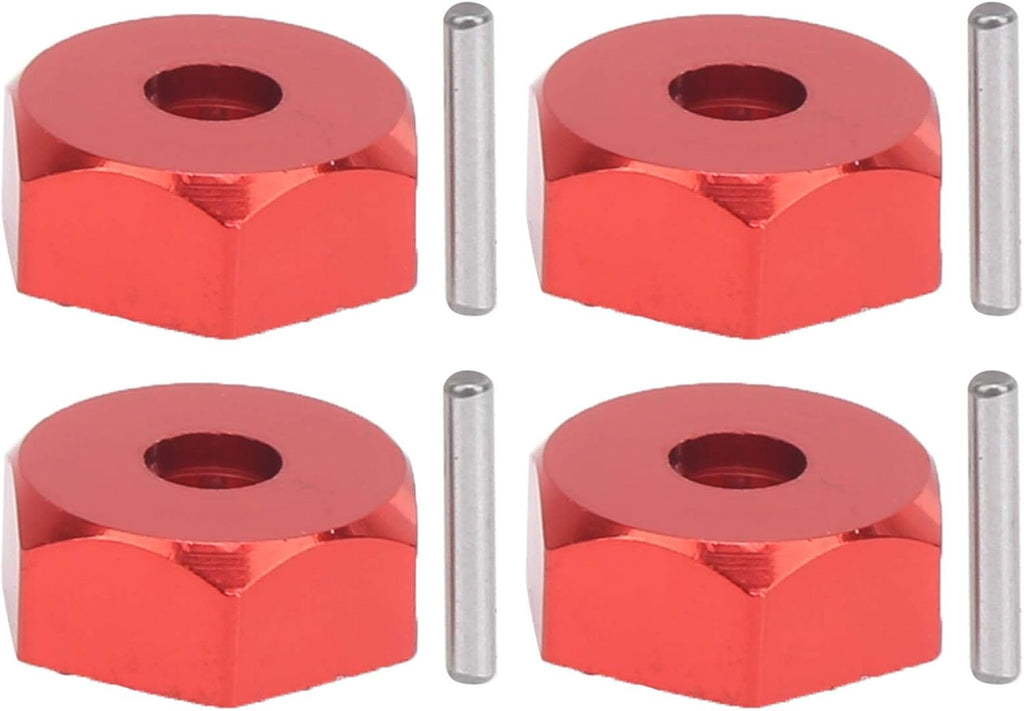 4Pcs Metal Wheel Rims Tires with Adapter for RC Car W4166