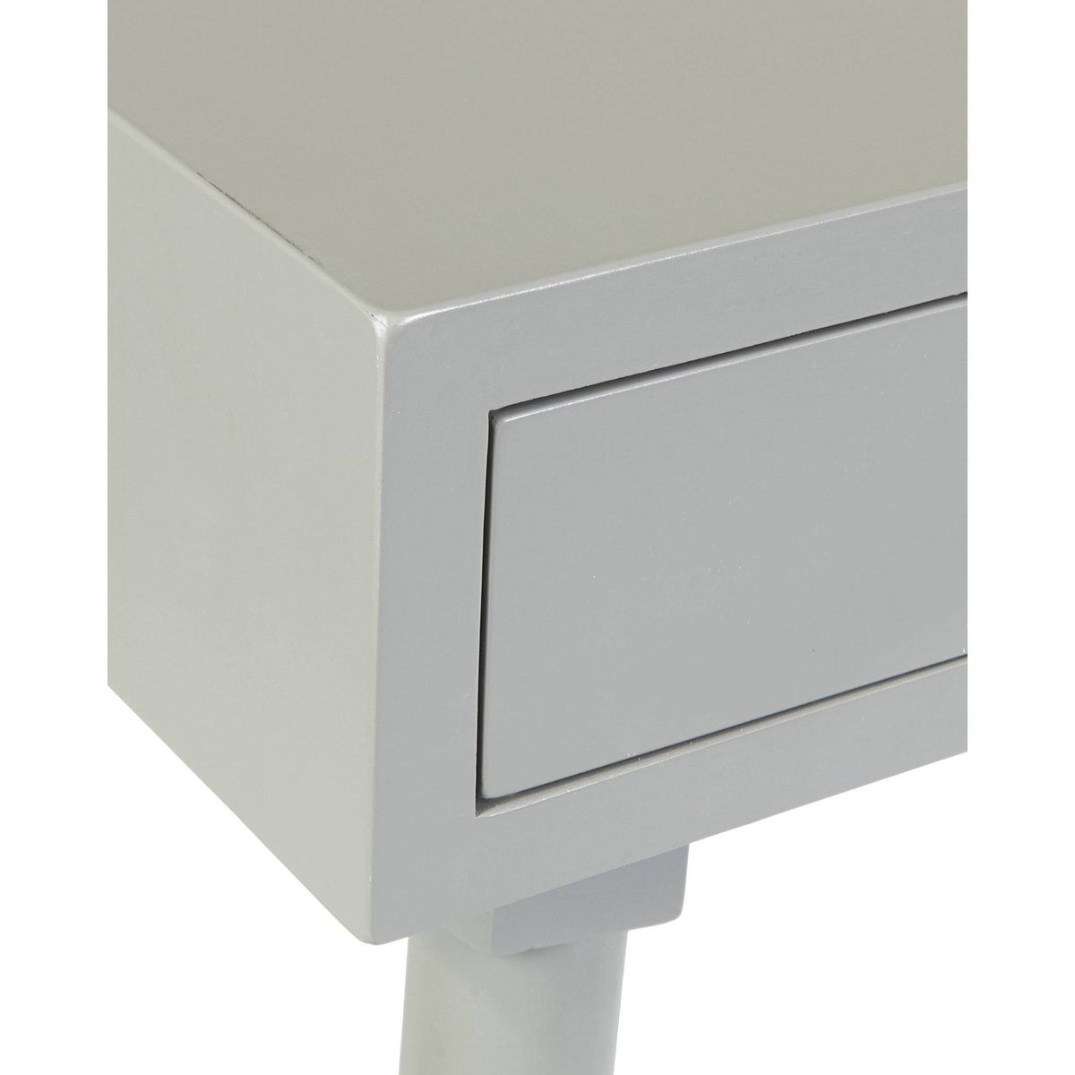 Gray Console Table with Storage A45744