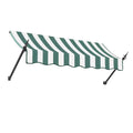 Forest/White Stripe Acrylic Fixed Awning E6487