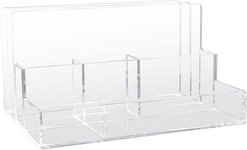 Acrylic Monitor Stand with Keyboard Storage, Clear, Pack of 2 Z665