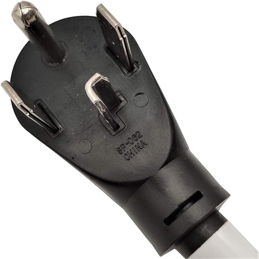 Dryer Splitter NEMA 14-30 Male Plug to 14-30 & RV / EV 14-50 Female Receptacle, 4-Prong 30 AMP Y Adapter Cord (20FT) J48810