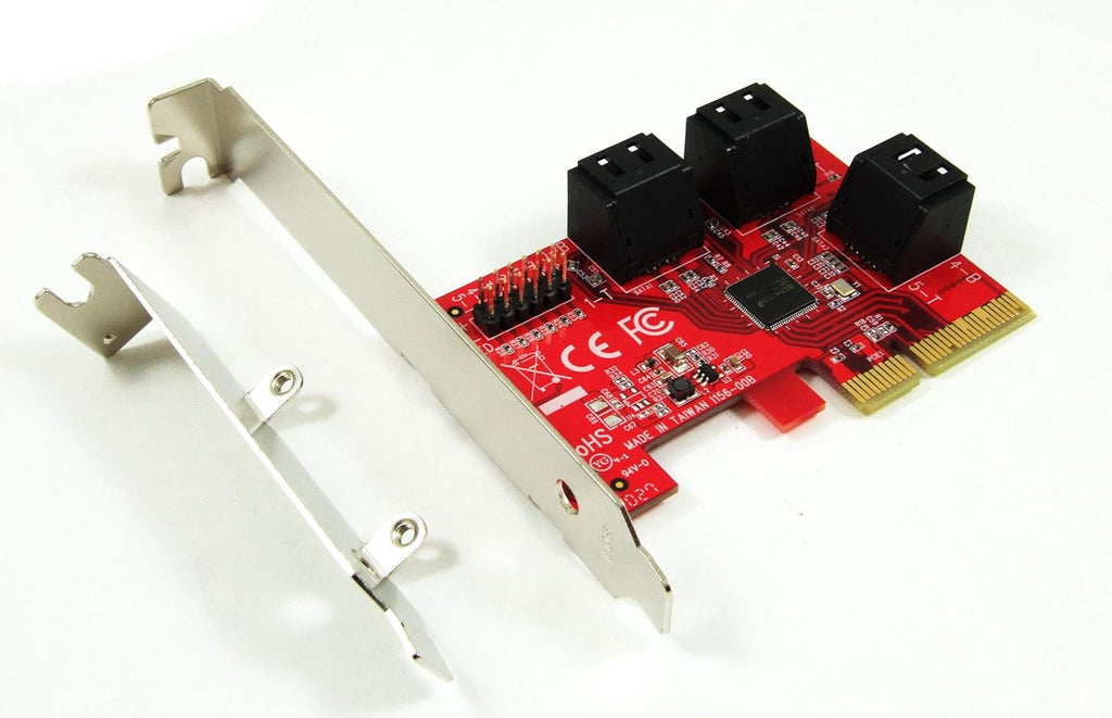 6-Port SATA 6G PCI Express x4 Host Adapter Card, Pack of 2 K579175