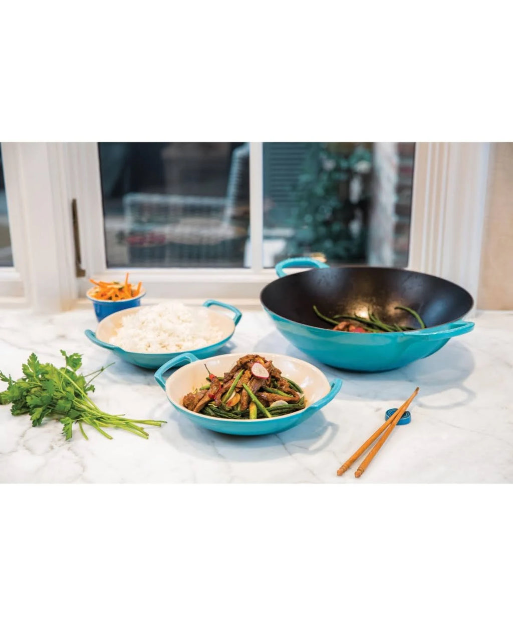 5-Quart Cast Iron Wok K869945