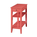 1 Drawer Chairside End Table with Shelves C412436