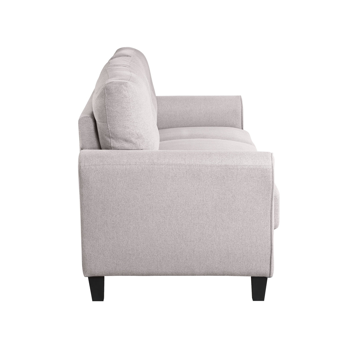 Light Grey Linen 3-Seat Sofa S855458