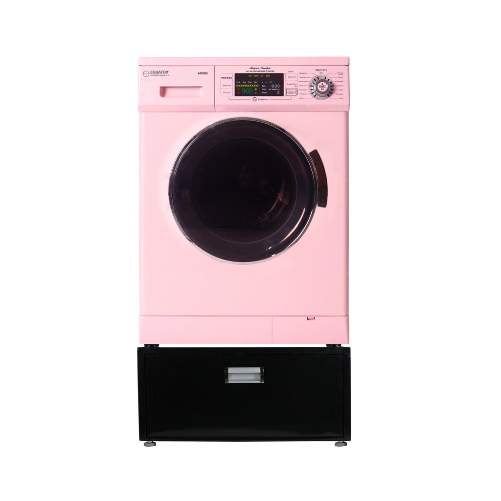 Compact 13 lbs Combination Washer Dryer with Laundry Pedestal Drawer K448790