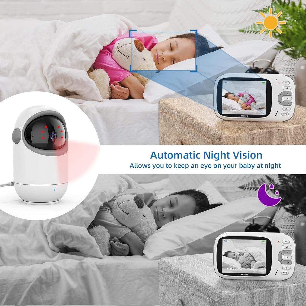 3.2 Baby Monitor with Camera and Audio No WiFi B514