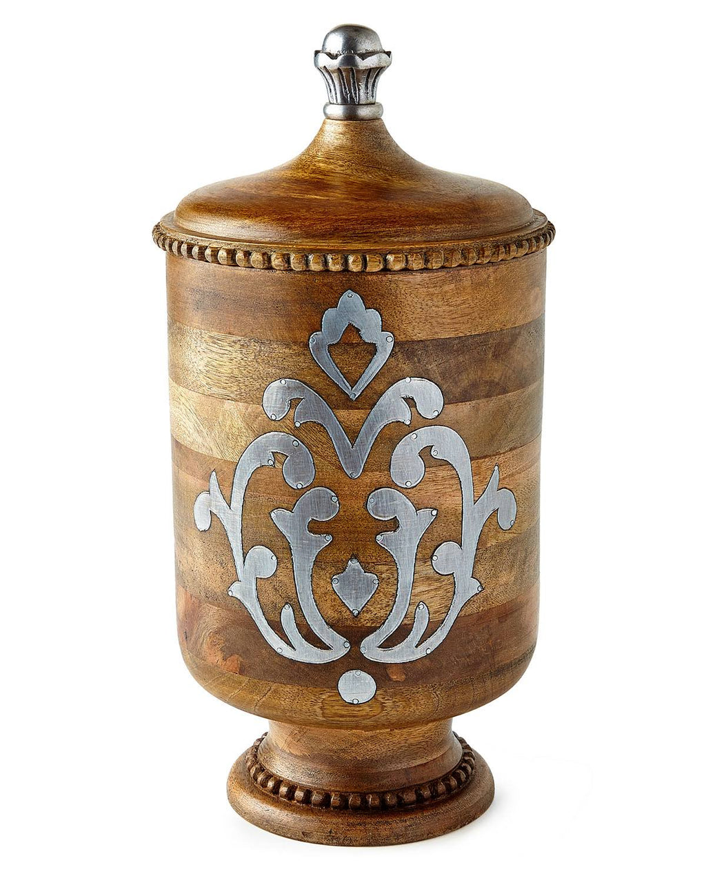 Large Wood and Metal Canister N150