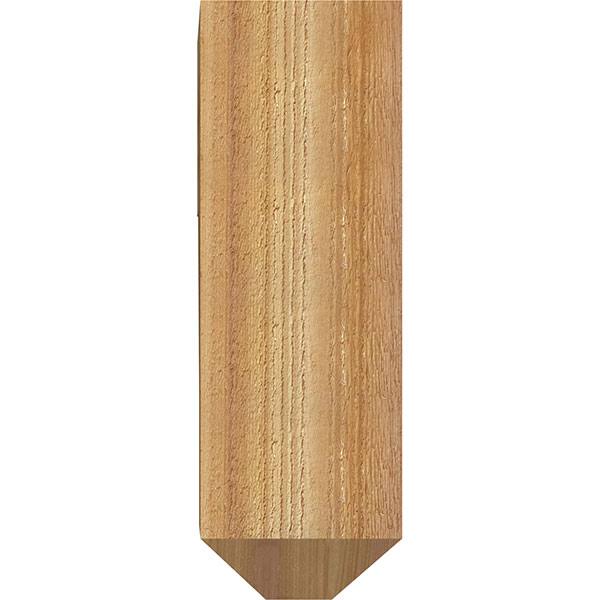 6x22W x 18x22D x 18x22H Rough Sawn Western Red Cedar Bracket A3239