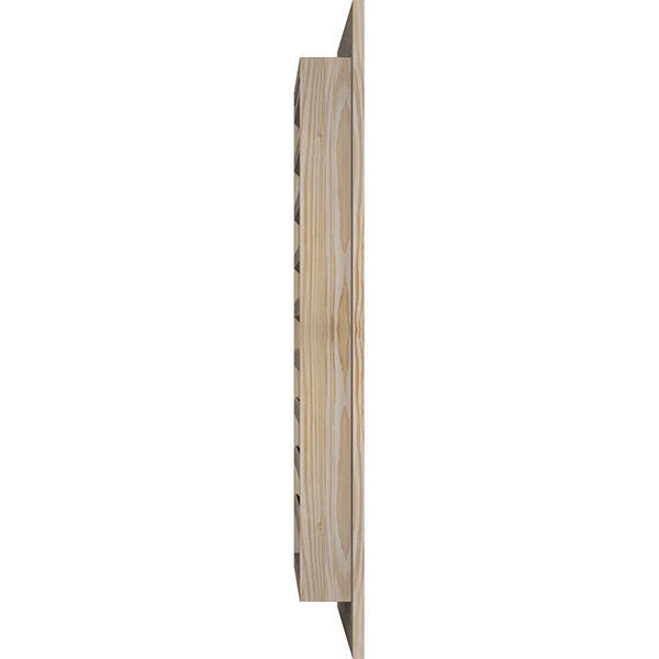 18-in W x 28-in H Vertical Gable Vent Unfinished Smooth Pine I766