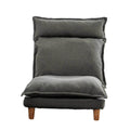 Grey Reclining Sofa with Ottoman V93709