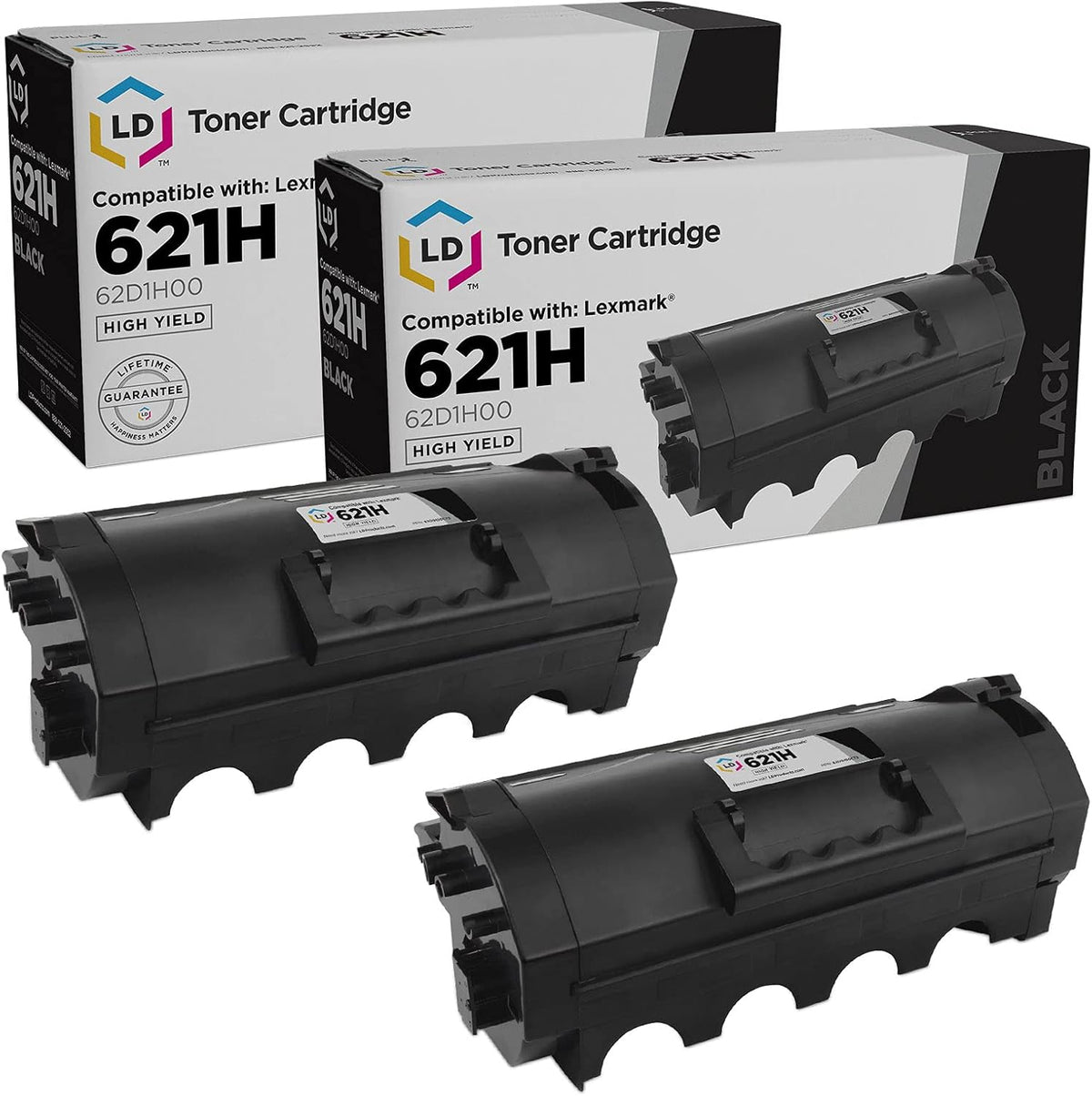 Black 2-Pack High Yield Toner Cartridge K26281