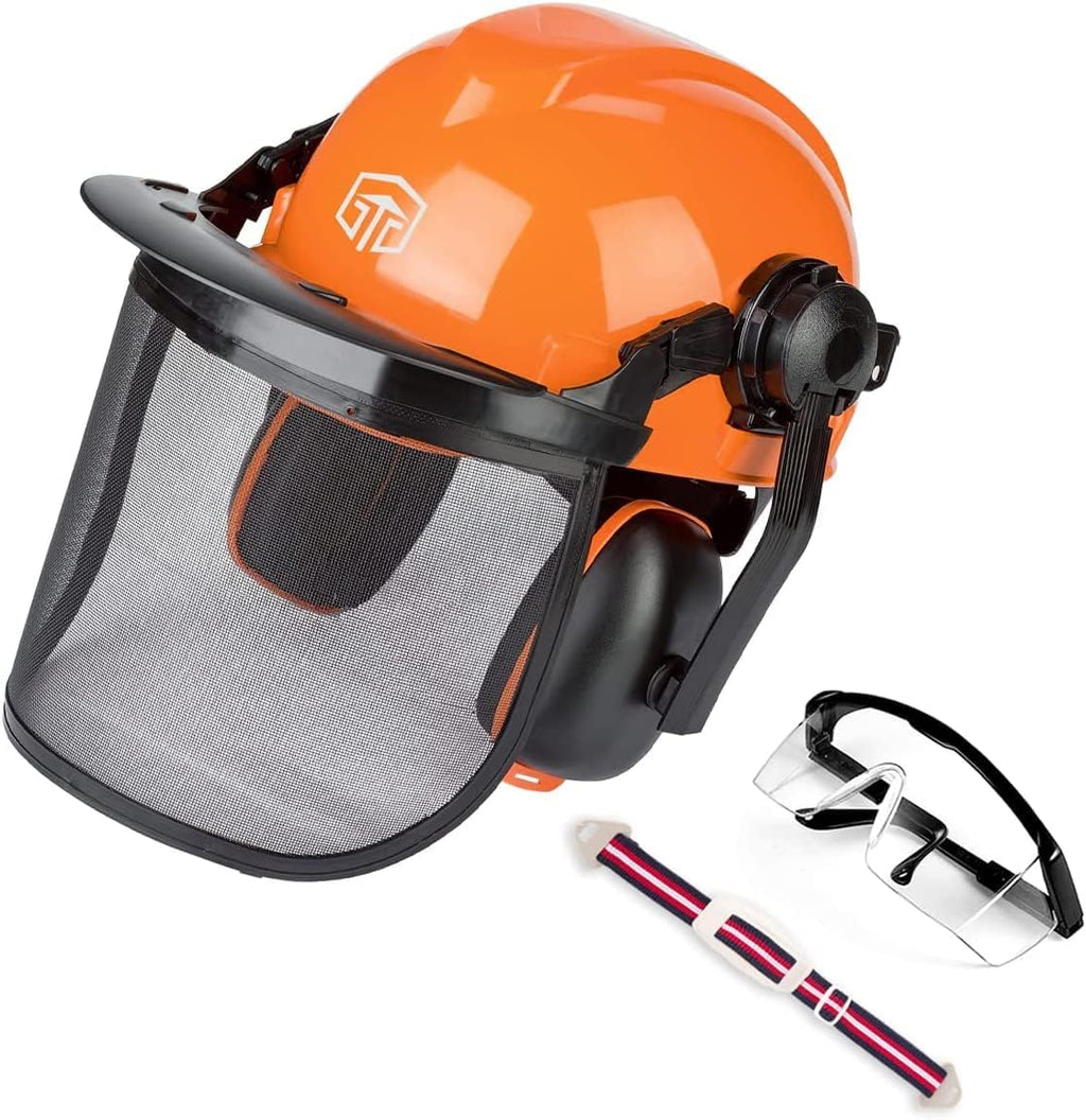 Chainsaw Helmet with Safety Face Shield and Ear Muffs G125
