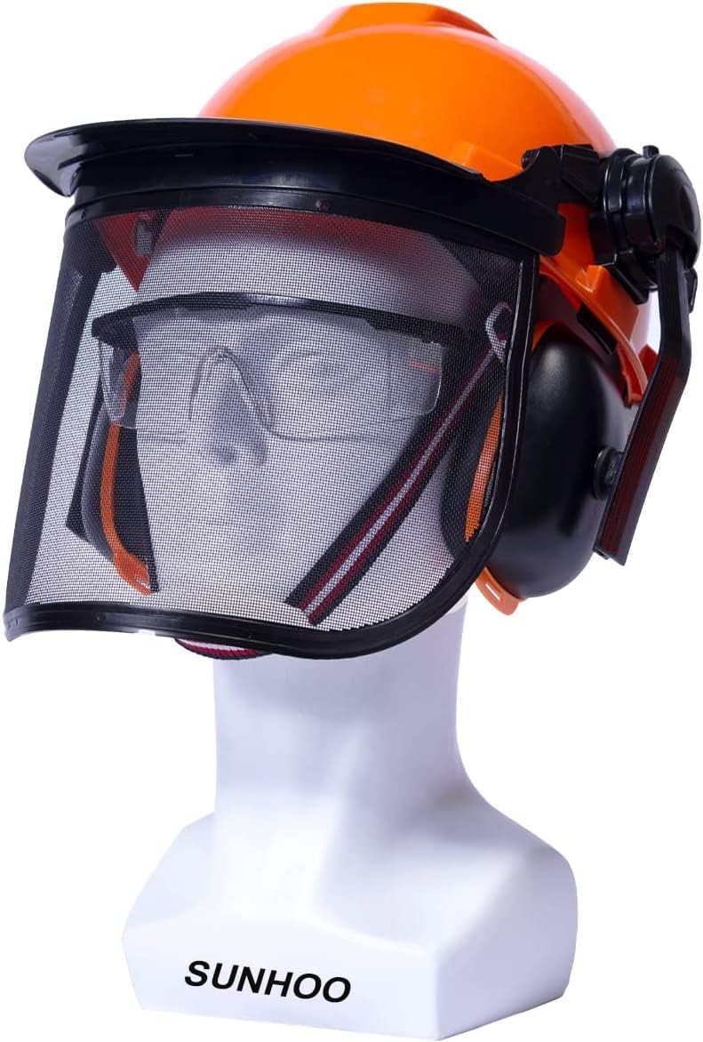 Chainsaw Helmet with Safety Face Shield and Ear Muffs G125