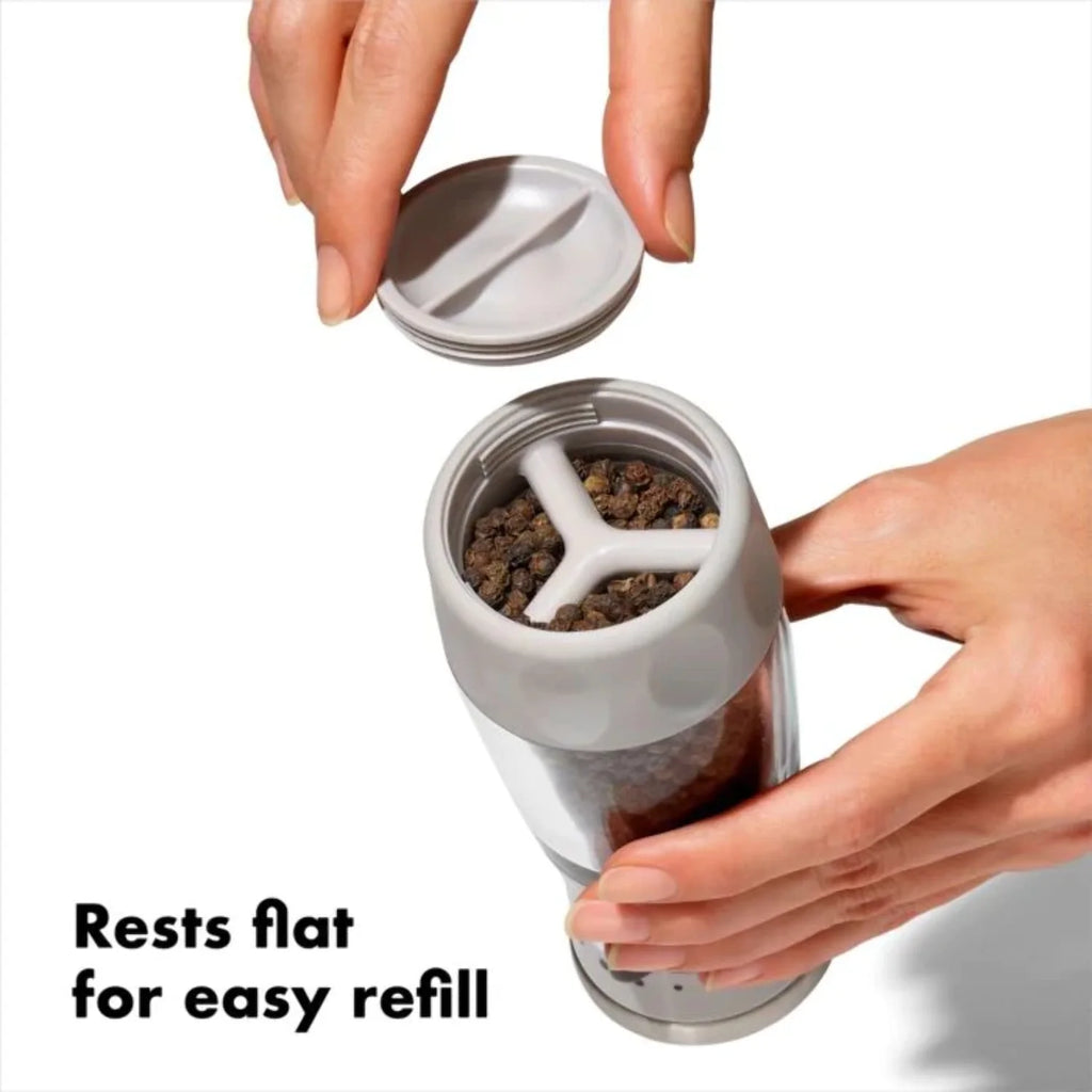 Contoured Mess-Free Pepper Grinder U4978