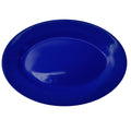 Cobalt Blue Stoneware Wide Rim Platter - 12/Case N630603