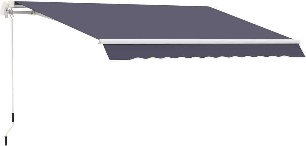 Wine Red Manual Retractable Awning E584222