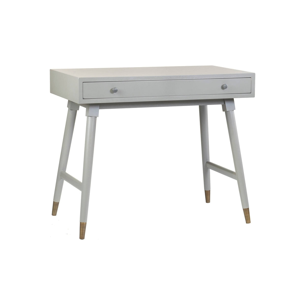 Gray Console Table with Storage A45744