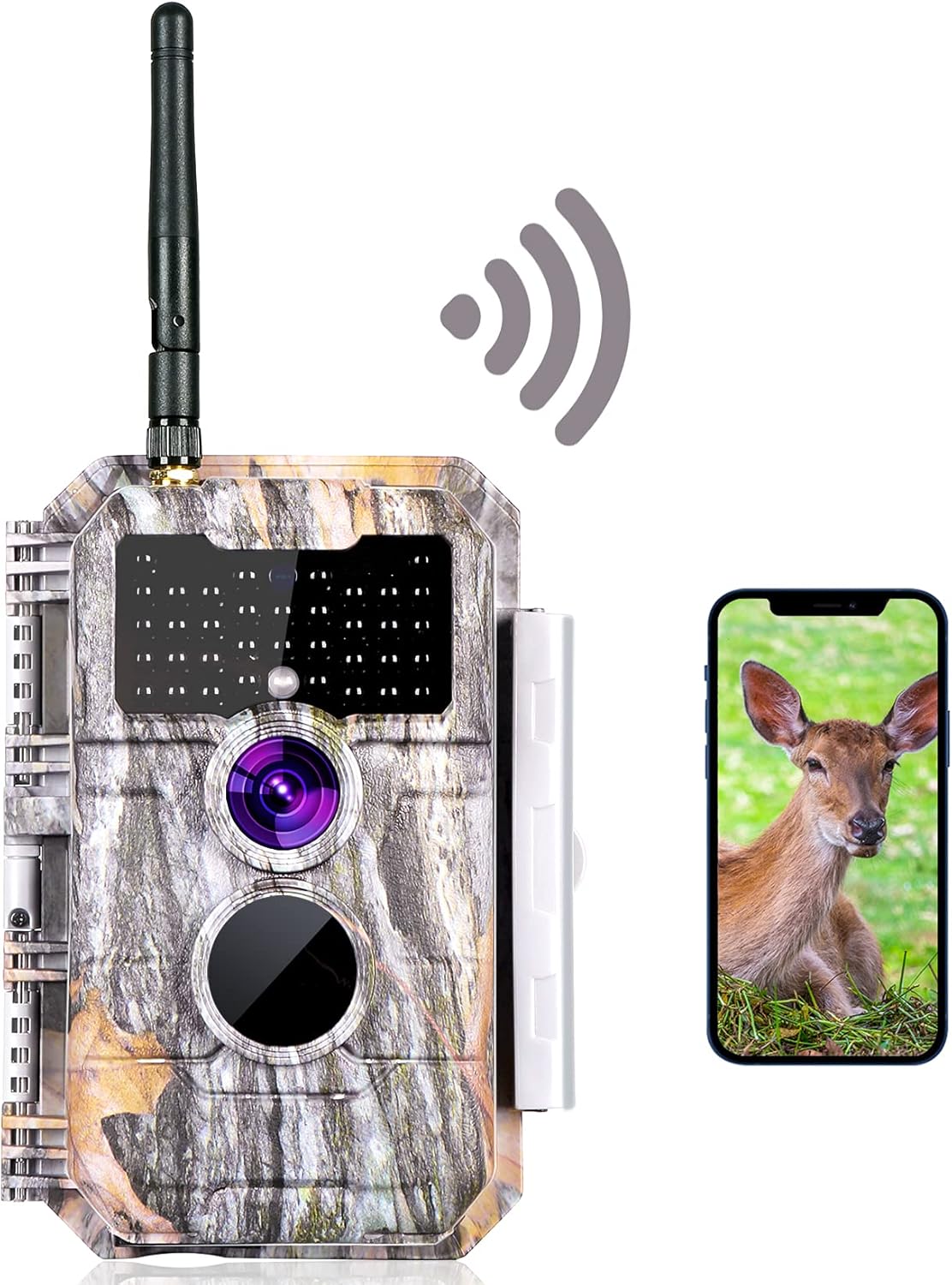 24MP 1296P No Glow Night Vision Waterproof Trail Game Camera Pack of 2 P345