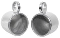 8” Polished Silver Aluminum Wakeboard Tower Speaker Enclosures O6977