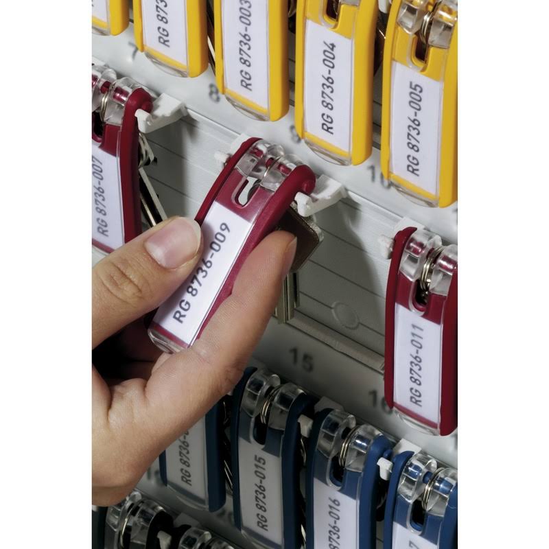 Brushed Aluminum Locking Key Cabinet 36-Key Q7121