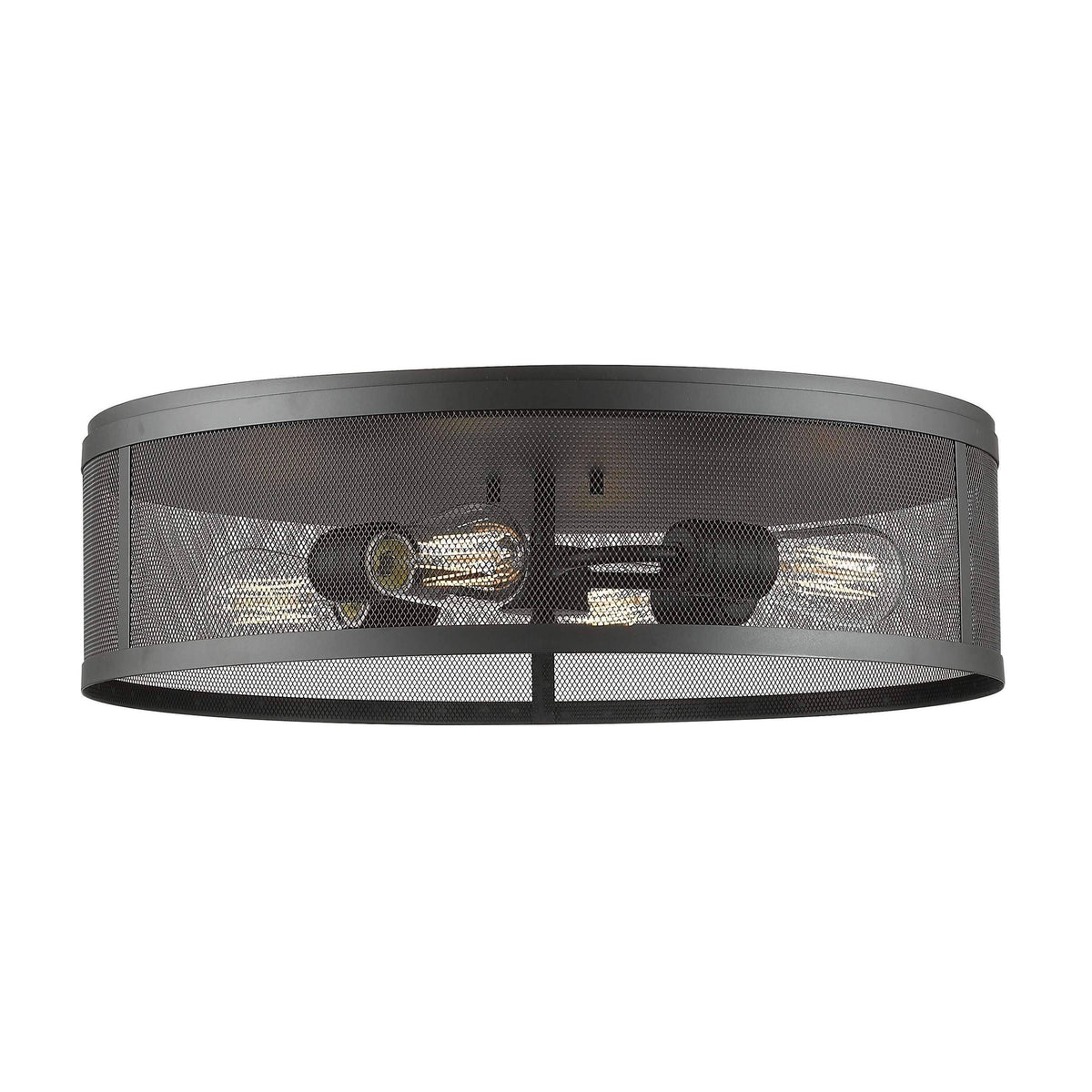 Bronze 4 Light Flush Mount E87255