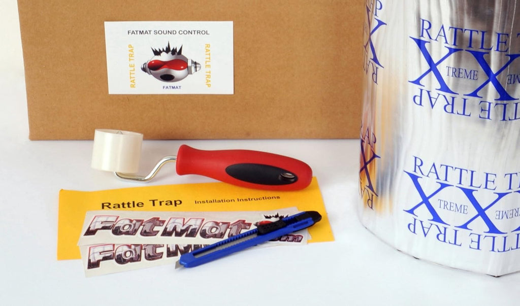 150 Sq Ft x 80 mil Self-Adhesive Sound Deadener Bulk Pack with Install Kit J239457