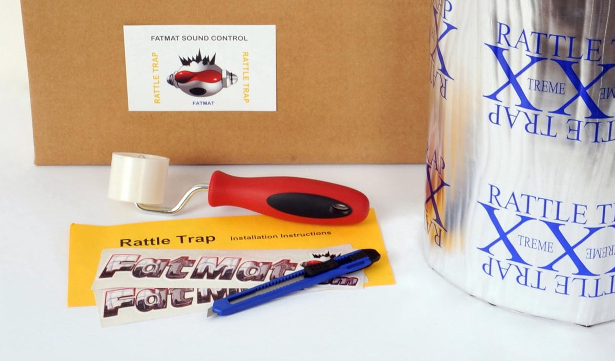 150 Sq Ft x 80 mil Self-Adhesive Sound Deadener Bulk Pack with Install Kit J239457