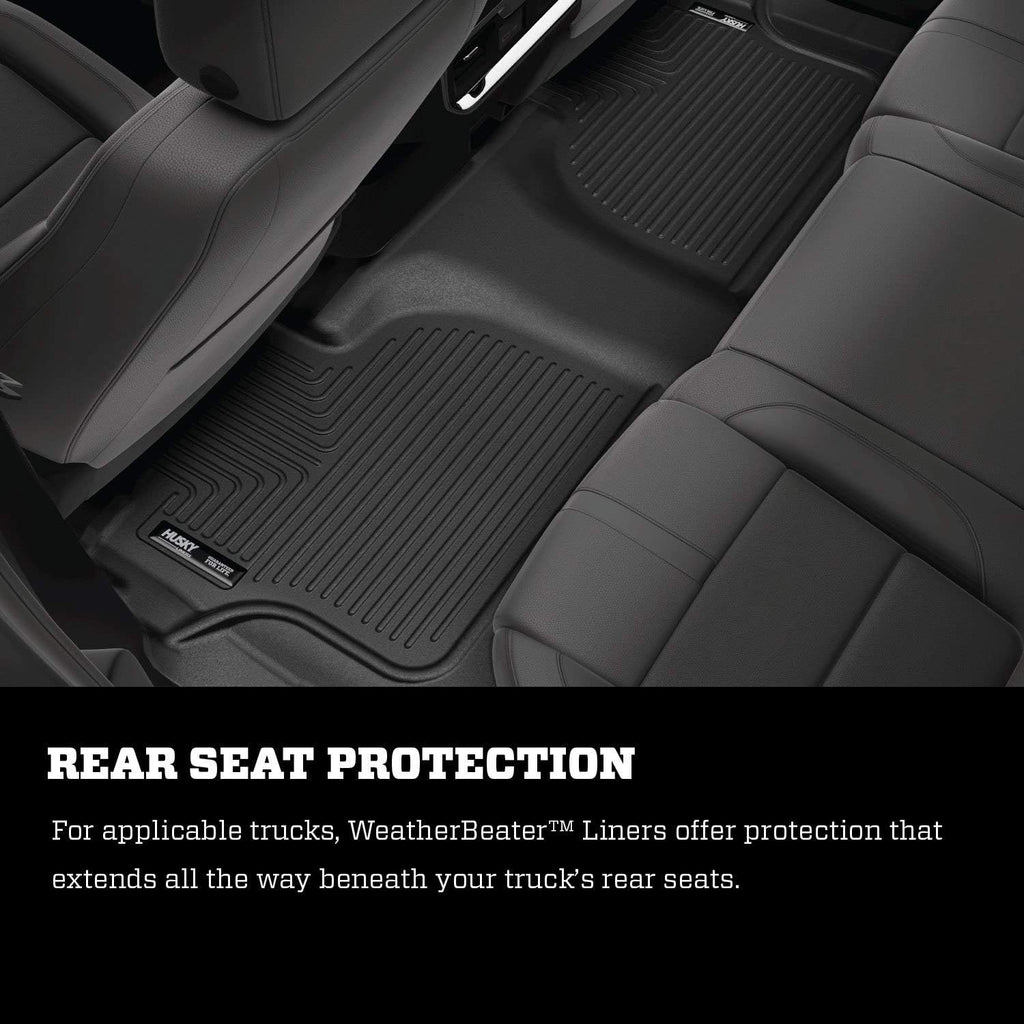 Black Front & 2nd Seat Floor Liners 3 Pcs J44691
