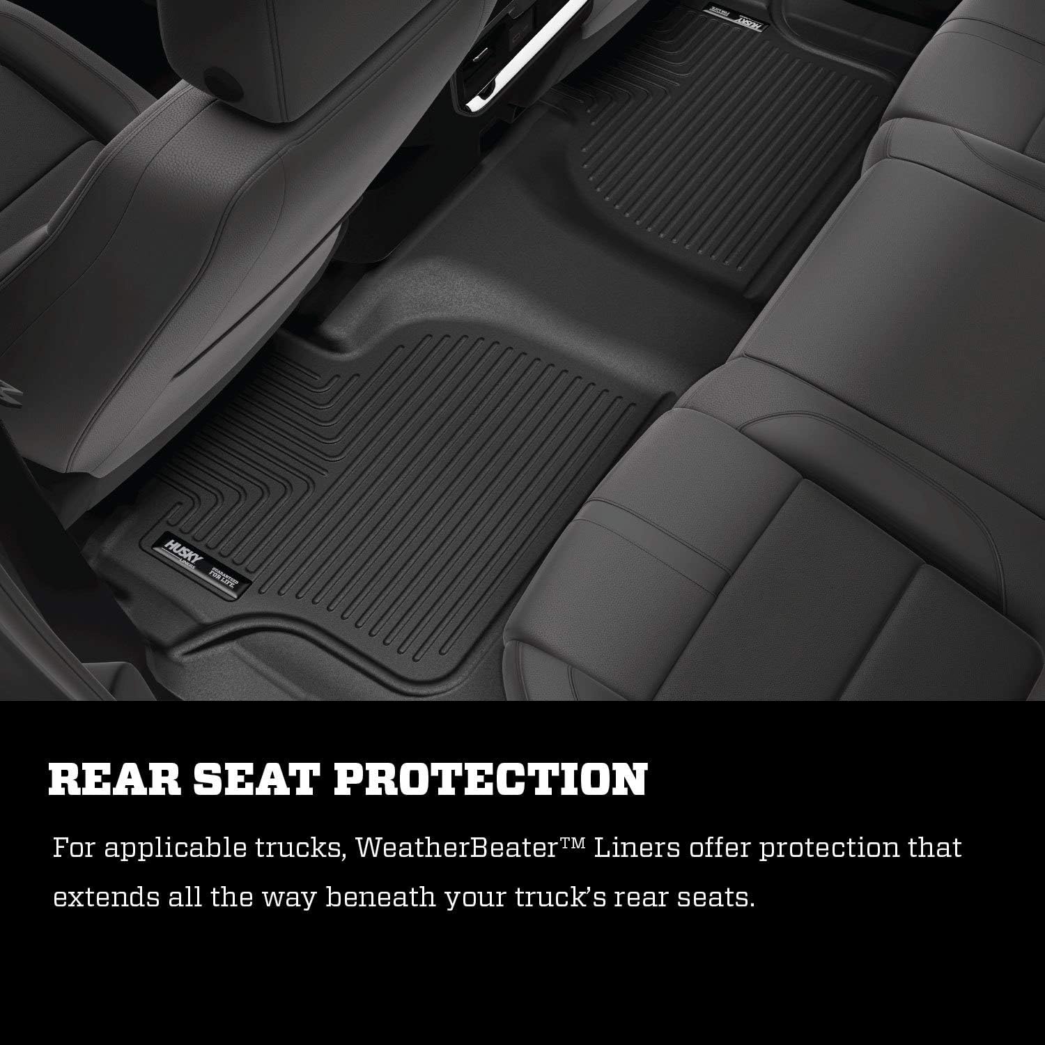 Black Front & 2nd Seat Floor Liners 3 Pcs J44691