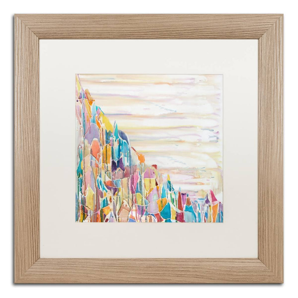 White Matte Birch Frame 16x16-Inch Wall Art O933140