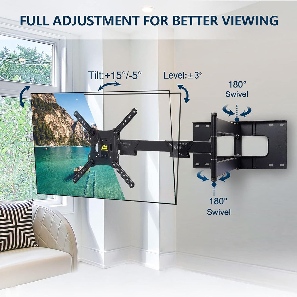 Long Arm Full Motion TV Wall Mount Bracket with Articulating Arm C8422