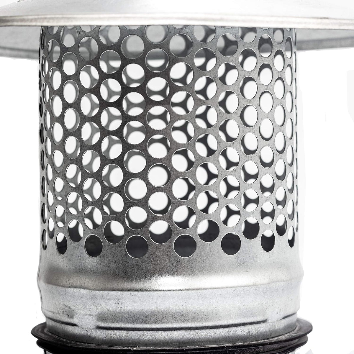 4 inch Round Galvanized Metal Roof Cap Vent Cover Pack of 2 V107