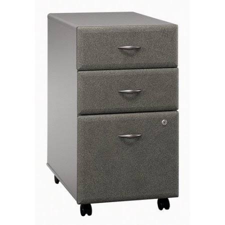 Pewter 3 Drawer Vertical File T924534