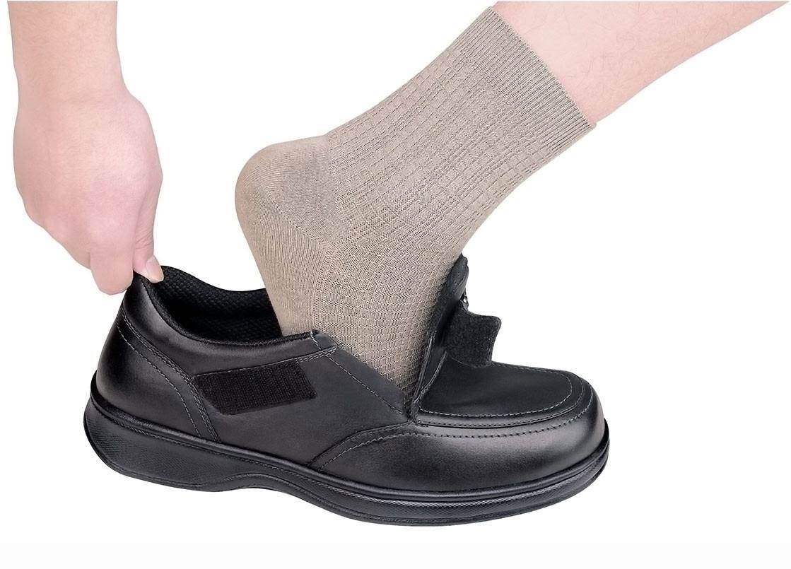 Black Leather Men's Shoes C380